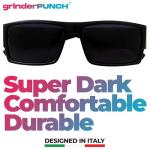 Men's Black Flat Top Gangster Sunglasses