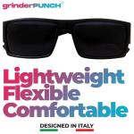 Men's Black Flat Top Gangster Sunglasses