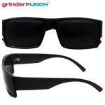 Men's Black Flat Top Gangster Sunglasses