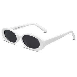 VANLINKER 90s Polarized Oval Sunglasses for Women