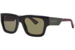 Gucci GG1668S Men's Black/Red/Green Rectangle Sunglasses
