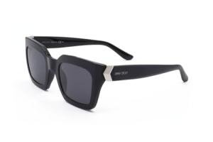 Jimmy Choo Maika 807IR Black Rectangular Sunglasses
