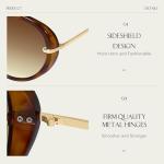 Trendy Oversized Retro 70s Aviator Sunglasses