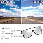 FEISEDY Fashion Mirrored Sunglasses for All