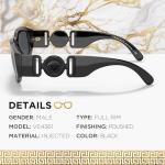 Versace VE4361 Oval Heart Sunglasses for Men