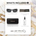 Versace VE4361 Oval Heart Sunglasses for Men