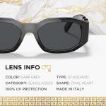 Versace VE4361 Oval Heart Sunglasses for Men