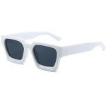 AIEYEZO Square Thick Frame Sunglasses for All