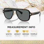 Versace VE2199 Polarized Heart Sunglasses for Men