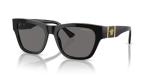 Versace Black Frame Sunglasses with Polarized Lenses