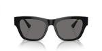 Versace Black Frame Sunglasses with Polarized Lenses