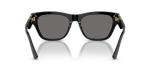 Versace Black Frame Sunglasses with Polarized Lenses