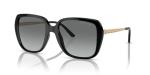 Michael Kors Albany Sunglasses, Black/Dark Grey