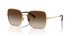 Dolce & Gabbana Gold Brown Gradient Sunglasses