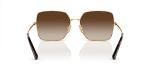 Dolce & Gabbana Gold Brown Gradient Sunglasses