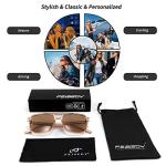 Retro Square Aviator Sunglasses for Men and Women