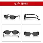 Ray-Ban RB4441D Black Oval Sunglasses + Accessory Kit