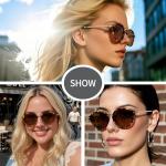 Retro Round Polarized Sunglasses for Men & Women