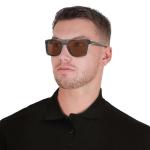 Oakley Leffingwell Rectangular Sunglasses - Matte Grey Smoke