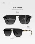 WearMe Pro Polarized Aviator Sunglasses - Unisex