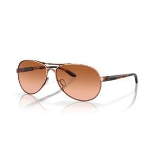 OAKLEY Feedback Rose Gold Aviator Sunglasses Set