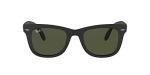 Ray-Ban Folding Wayfarer Sunglasses, Matte Black