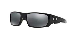 Oakley Crankshaft Rectangular Sunglasses - Black/Black Iridium