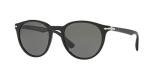 Persol PO3152S Black Polarized Round Sunglasses for Men