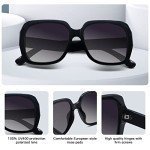 Myiaur Oversized Polarized Sunglasses for Women
