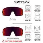 MAXJULI UV400 Polarized Sunglasses for All Activities