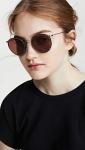 Oliver Peoples Casson Soft Gold Black Sunglasses