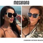 Mosanana Trendy Cat Eye Sunglasses for Women