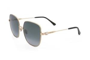 Jimmy Choo KORI Gold Black Sunglasses for Women