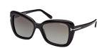 Tom Ford FT 1008 Maeve Shiny Black Sunglasses