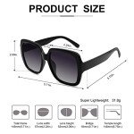 Myiaur Oversized Polarized Sunglasses for Women
