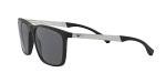 Emporio Armani EA4150 Black/Grey Rectangular Sunglasses