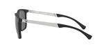 Emporio Armani EA4150 Black/Grey Rectangular Sunglasses