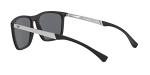 Emporio Armani EA4150 Black/Grey Rectangular Sunglasses