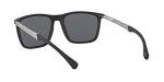 Emporio Armani EA4150 Black/Grey Rectangular Sunglasses