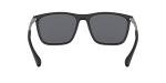 Emporio Armani EA4150 Black/Grey Rectangular Sunglasses