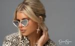 Jessica Simpson Iconic Metal Aviator Sunglasses
