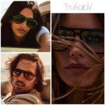 TruFabV Retro 70s Double Bridge Aviator Sunglasses