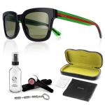 Gucci GG0001SN Elegant Square Frame Sunglasses