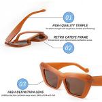 FEISEDY Retro Cat Eye Square Sunglasses B2902
