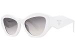 Prada PR 7 YSF White Sunglasses for Asian Fit