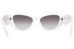 Prada PR 7 YSF White Sunglasses for Asian Fit