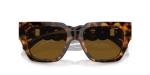 Versace Women's Havana Frame Sunglasses with Polarized Lenses