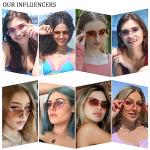Dollger Rimless Rectangle Sunglasses - Y2K Retro Style