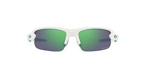 Oakley Kids Flak XXS Square Sunglasses, Matte White