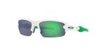Oakley Kids Flak XXS Square Sunglasses, Matte White